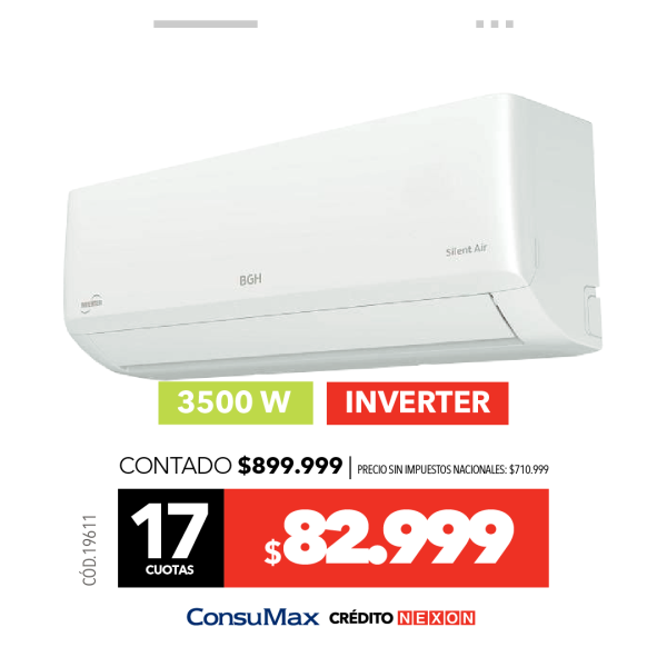 BGH AIRE ACONDICIONADO SPLIT